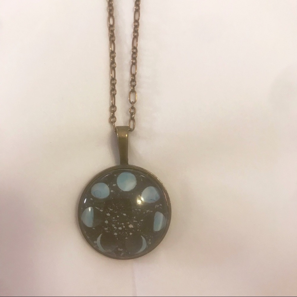 3/$15 Moon phase pendant